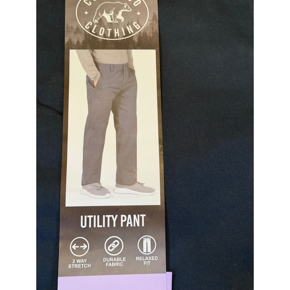 NWT Colorado Clothing Mens Utility Pant 30x29 Blue Twill Relaxed Fit Gorpcore